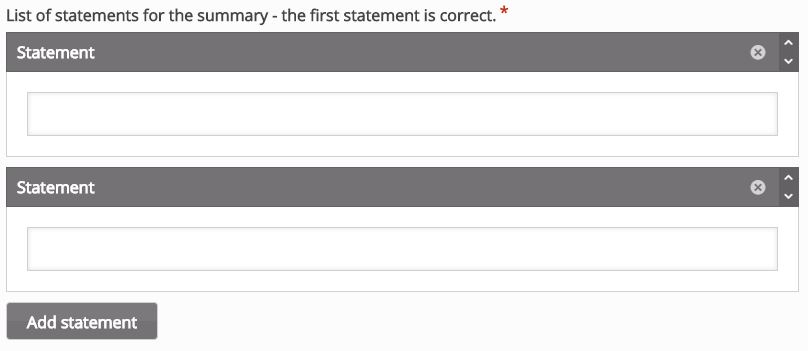 statements
