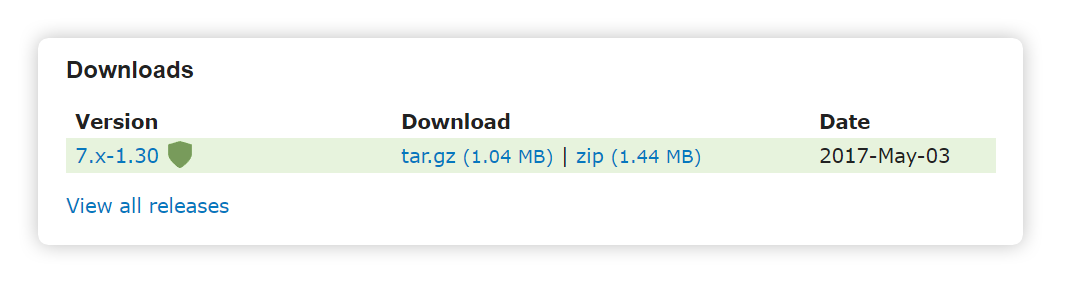 Download H5P modul from drupal.org